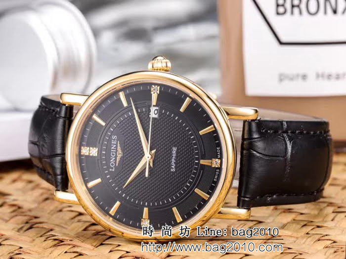 LONGINES浪琴 經典大三針 全自動機械 精品男士腕表 WSS0332